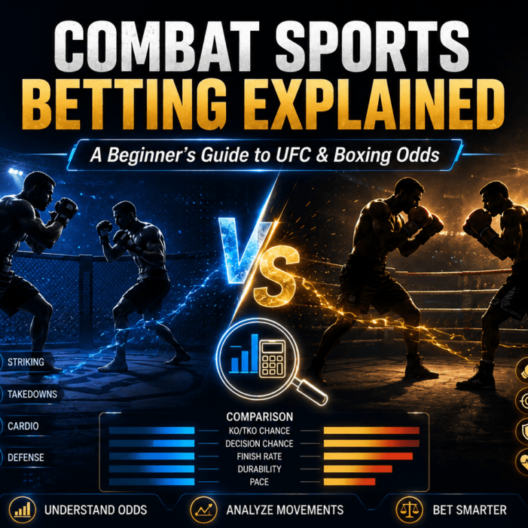 Read more about the article Combat Sports Betting Explained: A Beginner’s Guide to UFC & Boxing Odds
